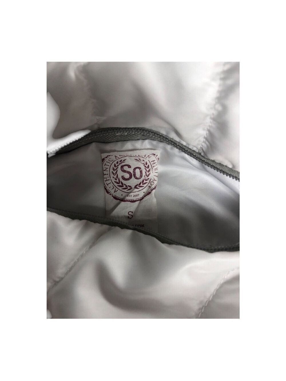 SO REVERSIBLE PUFFER JACKET - SIZE S - Picture 5 of 5